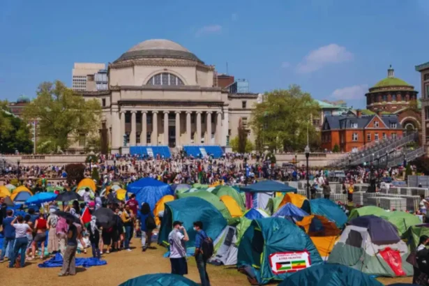 Columbia University Cracks Down on Pro-Palestinian Encampment Plans Amid Tensions