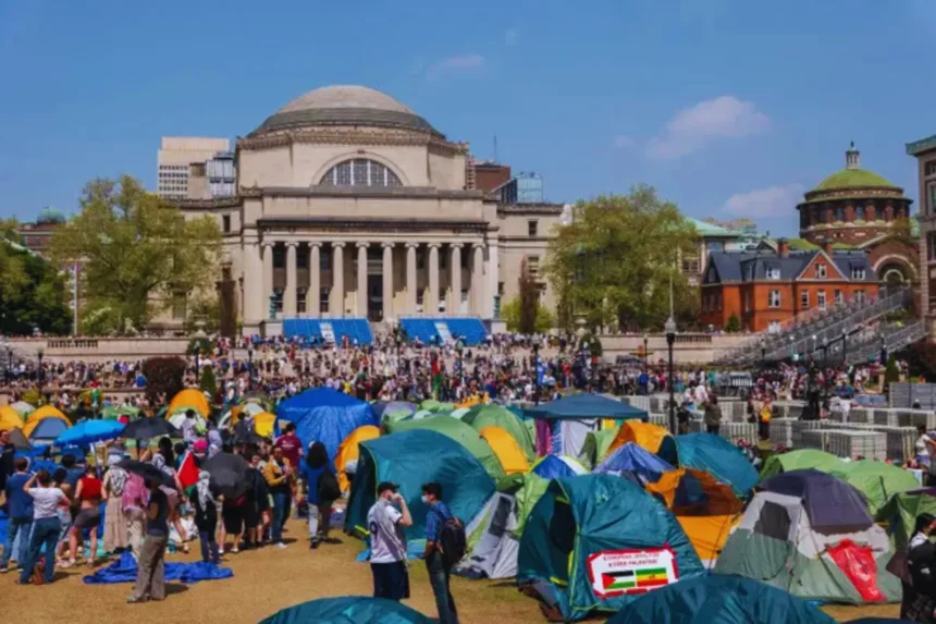 USA NEWS TODAY: Columbia University Cracks Down on Pro-Palestinian Encampment Plans Amid Tensions 1 Columbia University Cracks Down on Pro-Palestinian Encampment Plans Amid Tensions